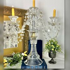 Candelabra crystal clear for sale  Scottsdale