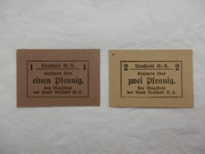 Notgeldscheine berschlesien ne gebraucht kaufen  Taucha