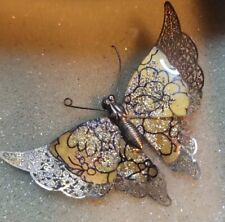 Brosche schmetterling messing gebraucht kaufen  Hamburg