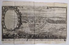 Gravure Dahlberg Pologne : Bataille de VARSOVIE - Warszawa - Circa 1697 na sprzedaż  Wysyłka do Poland