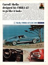 UM ANÚNCIO PROMOVENDO CARROLL SHELBY'S COBRA GT 350 & 500 comprar usado  Enviando para Brazil