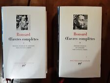 Ronsard oeuvres complètes d'occasion  Mondoubleau