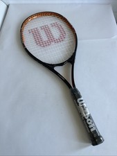 Raquete de tênis Wilson Titanium XL V-Matrix aderência 4 1/4 nova comprar usado  Enviando para Brazil