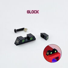 Miras noturnas brilhantes atualizadas para caça Glock 17,19,22,23,26,27,33,34,35,37,38,39 comprar usado  Enviando para Brazil