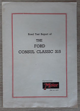 Ford consul classic for sale  BOURNE