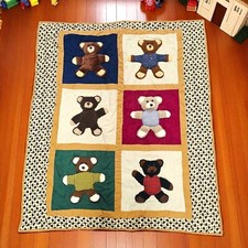Teddy bear quilt for sale  North Bergen