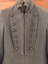 Mantel militarystil kaki gebraucht kaufen  Hamburg