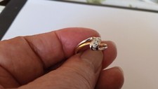 Bague carats jaune d'occasion  Mennecy