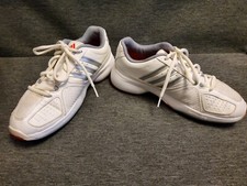 Usado, Tênis 2012 Adidas AdiPRENE Barricade Team 2 W branco metálico prata tamanho 8 comprar usado  Enviando para Brazil