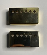 Autêntica Gibson Gold Bridge + Neck Humbucker Pickup Cover Les Paul Custom comprar usado  Enviando para Brazil