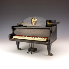 Antigo Piano de cauda Clássico Formado - Caixa Musical Caixa de Joias - Incomum!, usado comprar usado Antigo Piano de cauda Clássico Formado - Caixa Musical Caixa de Joias - Incomum!, usado comprar usado  Enviando para Brazil
