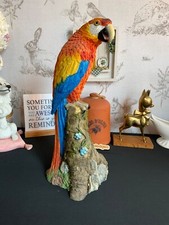 Large macaw figurine for sale  KING'S LYNN