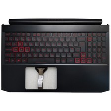 Novo Para Acer Nitro AN515-57 Reino Unido Teclado Retroiluminado Vermelho Capa Apoio para as Palmas, usado comprar usado  Enviando para Brazil