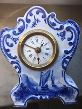 Pendule porcelaine delft d'occasion  Barr