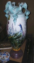 Immense vase delphin d'occasion  Bardos