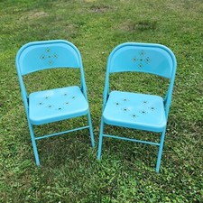 Vintage metal folding for sale  Spooner
