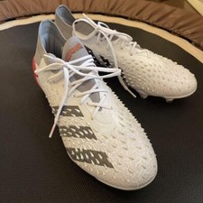 Chuteiras de futebol masculinas brancas Adidas Predator Freak L1 FG US 10 UK 9.5 # comprar usado  Enviando para Brazil