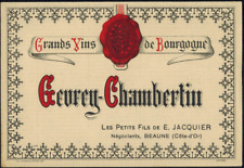 Gevrey chambertin etiquette d'occasion  Dijon