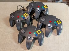 Lote de 4 controles OEM Nintendo 64 N64 testados SUPER LIMPOS! GARANTIA DE 1 ANO! comprar usado Lote de 4 controles OEM Nintendo 64 N64 testados SUPER LIMPOS! GARANTIA DE 1 ANO! comprar usado  Enviando para Brazil