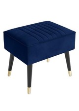 Large velvet footstool for sale  BIRMINGHAM