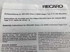 Riginal recaro konsole gebraucht kaufen  Immenstadt i.Allgäu