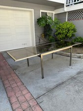 glass extendable table for sale  West Hollywood