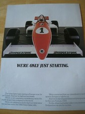 Bridgestone tyres f3000 for sale  BRISTOL
