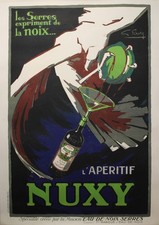 Apéritif nuxy affiche d'occasion  Velleron