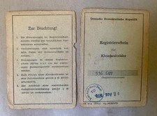 Alt registierschein simson gebraucht kaufen  Großrückerswalde