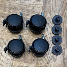 40mm black castors for sale  SHEFFIELD