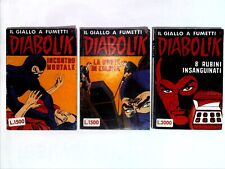 Lotto diabolik ristampa usato  Terricciola