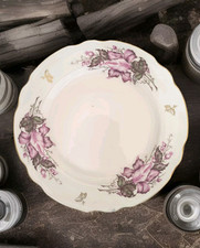 Serviço de louça grande barro russo lindo padrão floral e dourado comprar usado  Enviando para Brazil