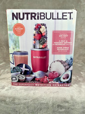 Novo Liquidificador NutriBullet Alta Velocidade Conjunto de 8 Peças 600 Watts NBR-0801R Rosa Caixa Aberta comprar usado  Enviando para Brazil