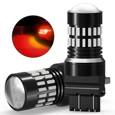 2x 3157 luzes de freio traseiras vermelhas luzes de seta super brilhantes 48SMD lâmpada LED para Chrysler comprar usado  Enviando para Brazil