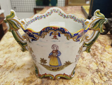 Cache pot desvres d'occasion  Yffiniac