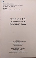 Sale particulars oaks for sale  SALISBURY