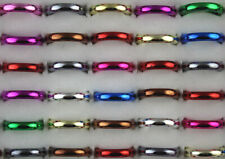 Lotes por atacado 60 peças de anéis de acrílico da moda de cores mistas de joias infantis comprar usado  Enviando para Brazil