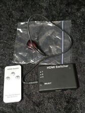 Hub seletor amplificador comutador HDMI 3x1 5 portas com controle remoto 3 em 1 saída comprar usado  Enviando para Brazil