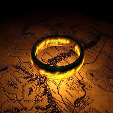 Moda masculina Senhor dos Anéis The One Ring Lotr anel de aço inoxidável tamanho 6-12 comprar usado  Enviando para Brazil
