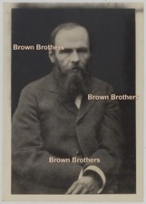Foto e negativo do famoso romancista russo Fyodor Mikhailovich Dostoiévski de 1880 #2, usado comprar usado  Enviando para Brazil