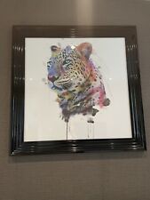 Leopard painting. vibrant for sale  BLACKBURN