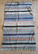 Tapete de pano antigo importado sueco feito à mão corredor (27 x 44 polegadas) muito bonito comprar usado  Enviando para Brazil
