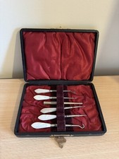 Cased antique sterling for sale  NEWCASTLE