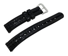 Pulseira de relógio Seiko Diver GL721 borracha preta 19mm 6105 + 6159 barra de chocolate!, usado comprar usado  Enviando para Brazil
