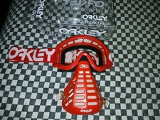 Óculos de proteção vintage Nos Oakley/jt vermelho mx,ama, motocross, capacete, viseira  comprar usado  Enviando para Brazil
