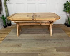 Oak extendable dining for sale  DUKINFIELD