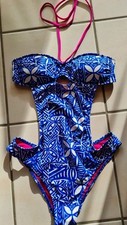 Bikini badeanzug blau gebraucht kaufen  Gau-Algesheim