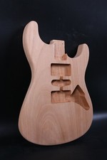 Corpo de guitarra elétrica inacabado madeira mogno faça você mesmo guitarra elétrica estilo ST HSH comprar usado  Enviando para Brazil