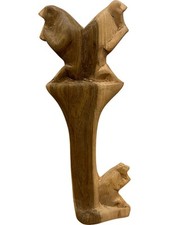 Handcrafted wooden monkey for sale  UK
