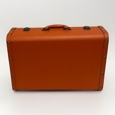 Usado, Antiga mala de couro sintético retrô anos 60 laranja capa dura vitrine comprar usado Usado, Antiga mala de couro sintético retrô anos 60 laranja capa dura vitrine comprar usado  Enviando para Brazil